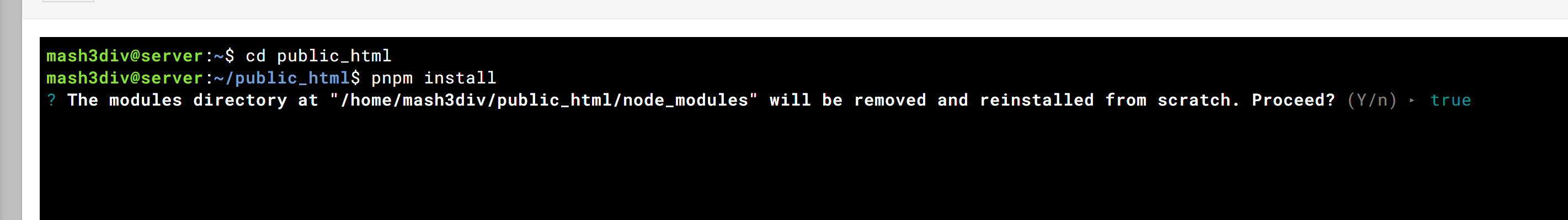 Install dependencies
